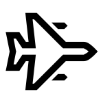 Fighter Jet Solid SVG Icon